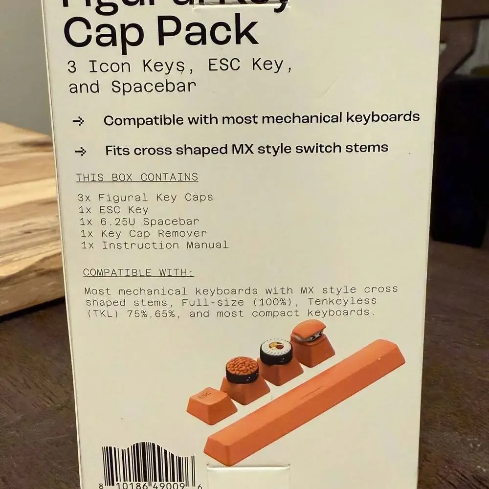Lot Of 5 - North Figural Key Cap Pack